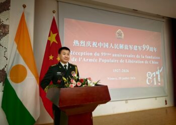 99ème anniversaire de l’Armée chinoise: Allocution de l’Attaché de Défense Colonel-Major CHEN Xuming À l’occasion de la Réception de