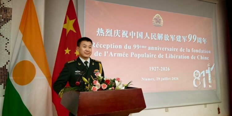 99ème anniversaire de l’Armée chinoise: Allocution de l’Attaché de Défense Colonel-Major CHEN Xuming À l’occasion de la Réception de